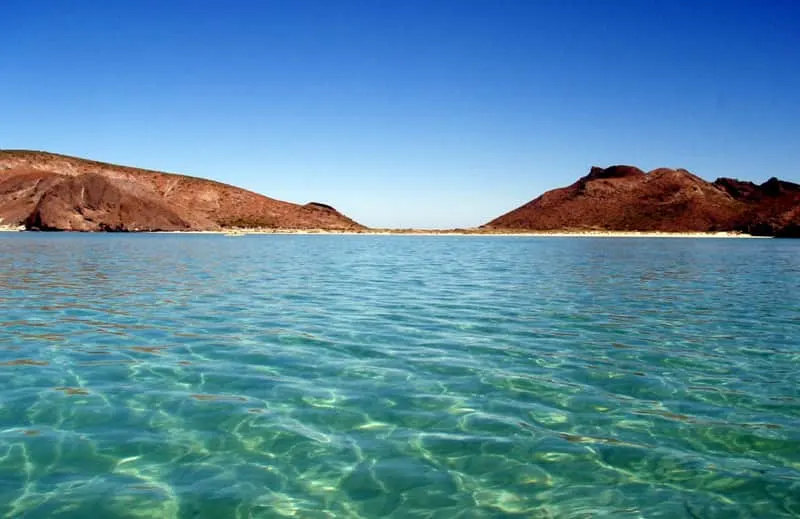 Turquoise water at Balandra Bay